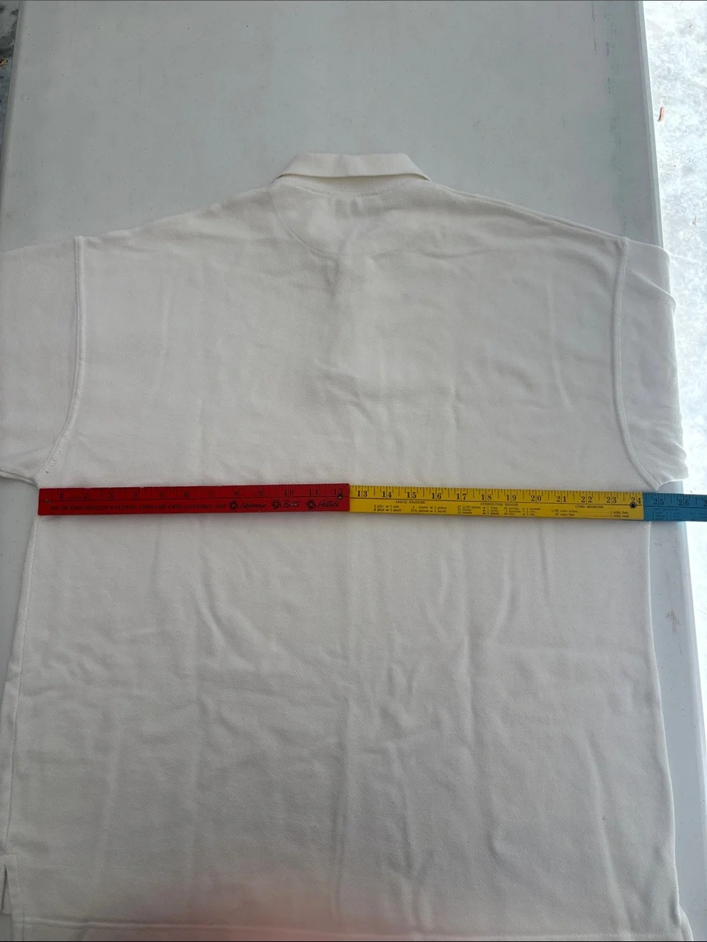 Levi's White Short-Sleeve Polo Shirt Jeans Wear